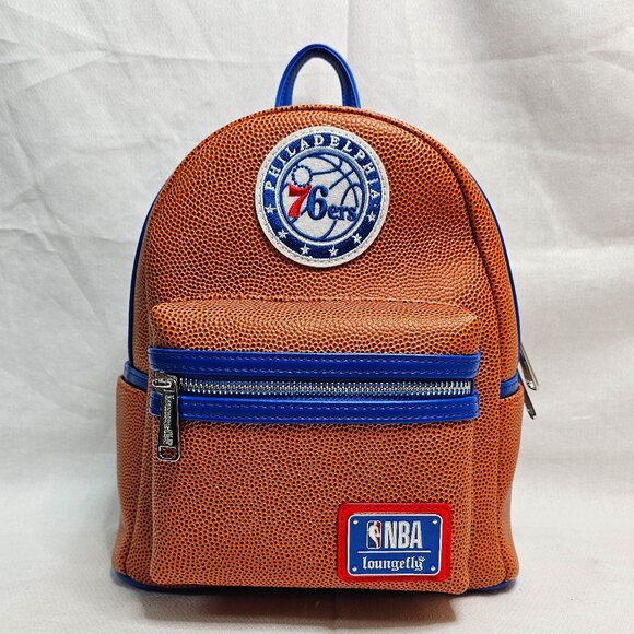Loungefly NBA Philadelphia 76ers Basketball Mini Backpack Purse Bag Sample main image 5